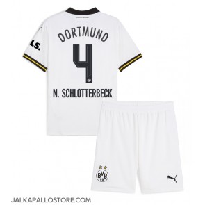 Borussia Dortmund Nico Schlotterbeck #4 Kolmaspaita Lapsille 2024-25 Lyhythihainen (+ shortsit)